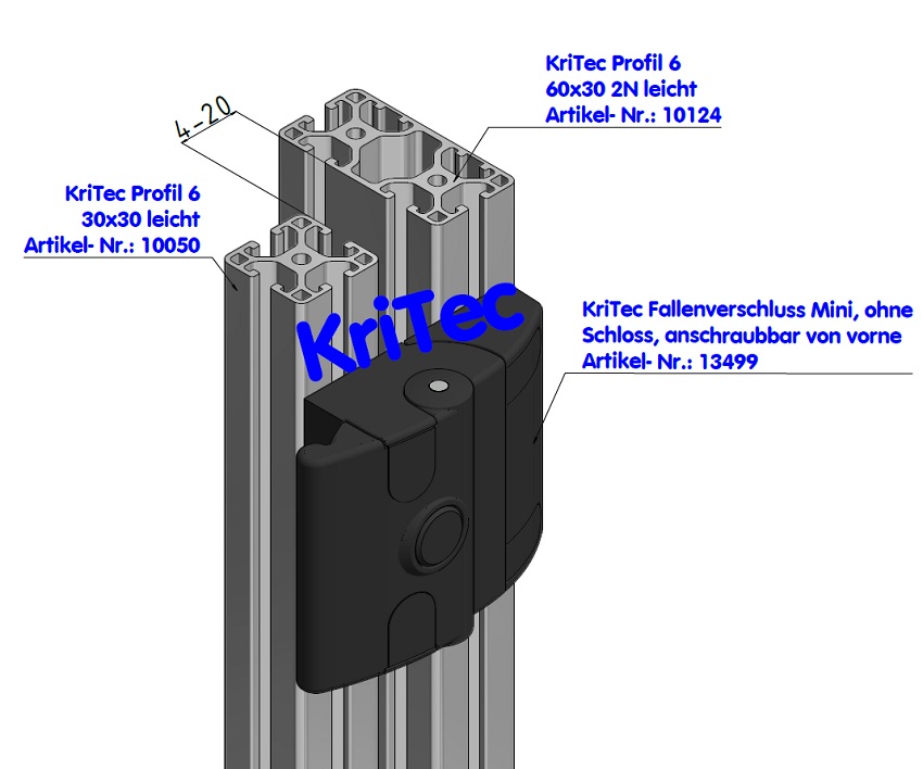 KriTec Profil 6 30x30 leicht