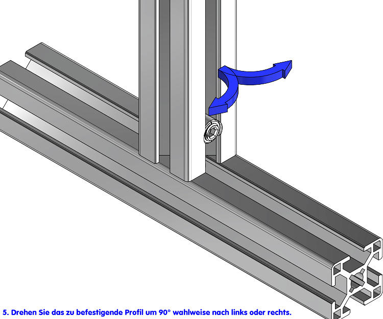 KriTec Schnellspannverbinder 0° 8 Raster 30