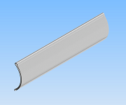 KriTec Beschriftungsprofil D30-100, transparent, L=100mm