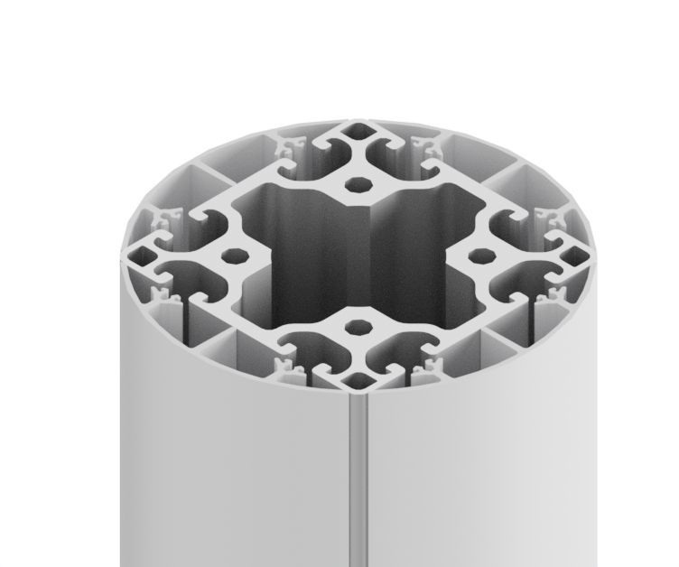 KriTec Abdeckprofil 8 R80 Al