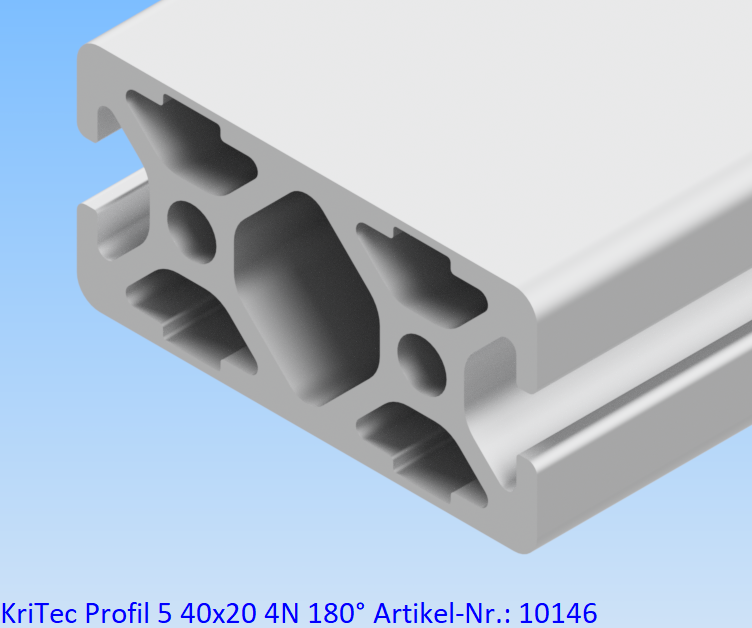 KriTec Profil 5 40x20 4N 180°