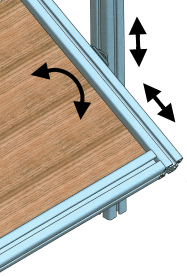 KriTec Positionsverbindungssatz 8 Raster 40