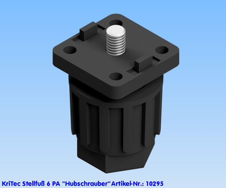 KriTec Stellfuß 6 Raster 30 PA "Hubschrauber"