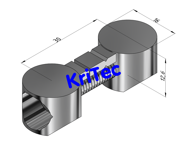 KriTec Universal-Stoßverbindungssatz 6Material: St / VA rostfrei