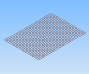 KriTec Stahl Lochblech mit quadratischer Lochung
