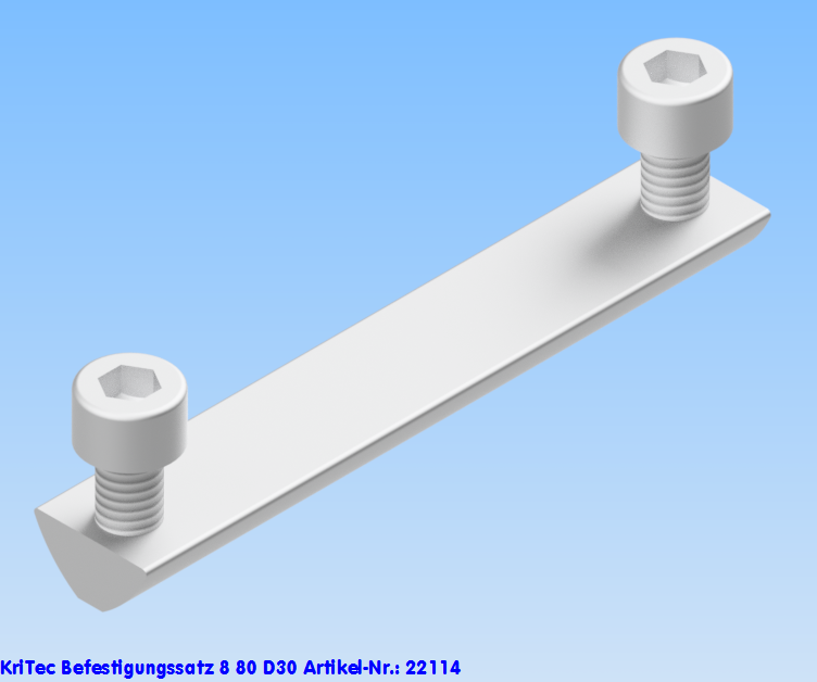 KriTec Befestigungssatz 8 80 D30