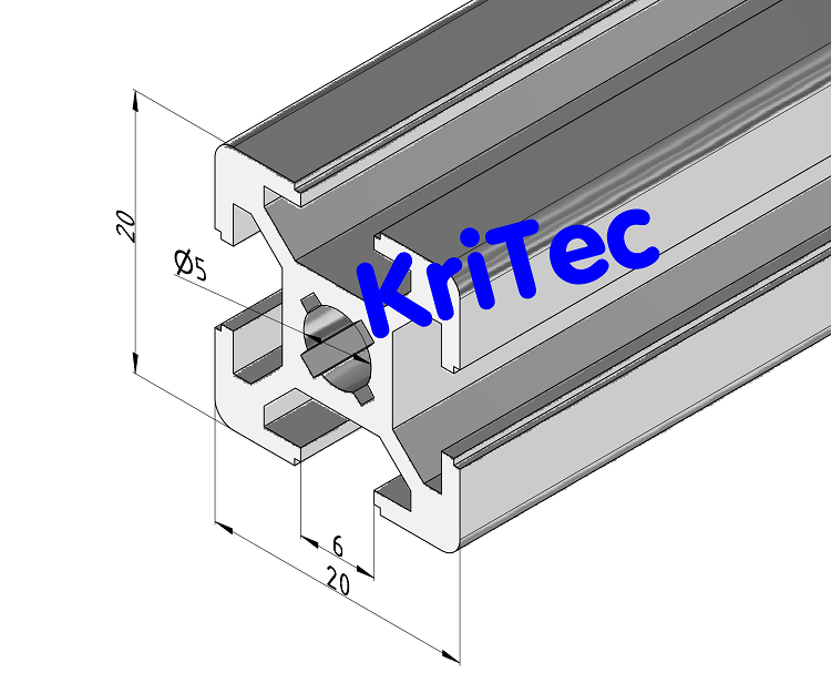 KriTec Profil 6 20x20