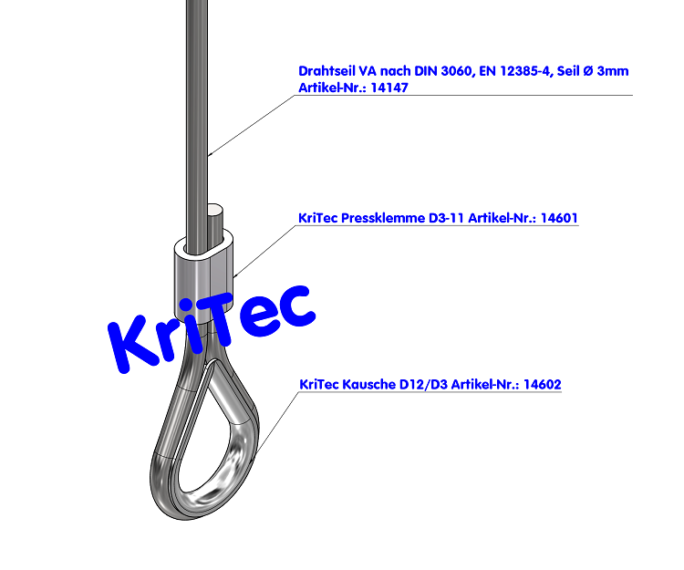 KriTec Pressklemme D3-11