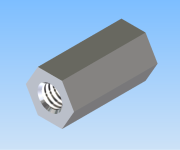 KriTec Distanzmuffen sechskant