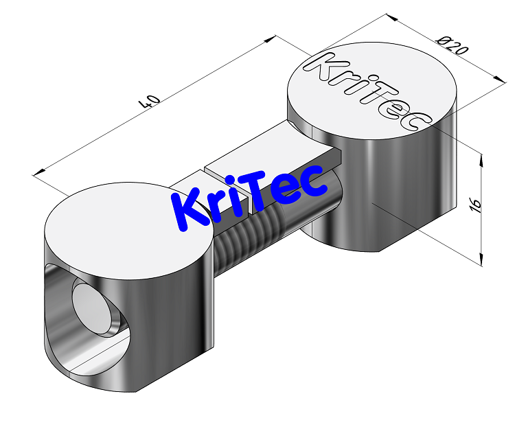 KriTec Universal-Stoßverbindungssatz 8Material: St / VA rostfrei