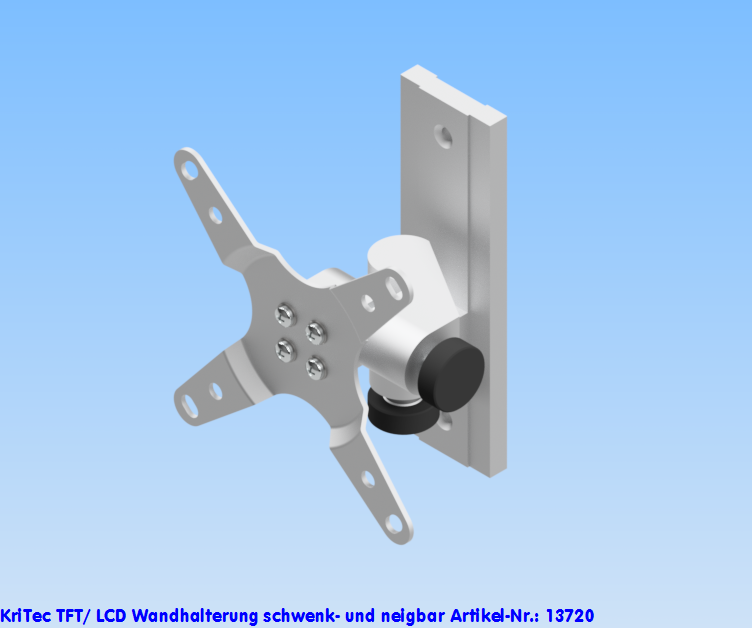 KriTec TFT/ LCD Wandhalterung schwenk- und neigbar