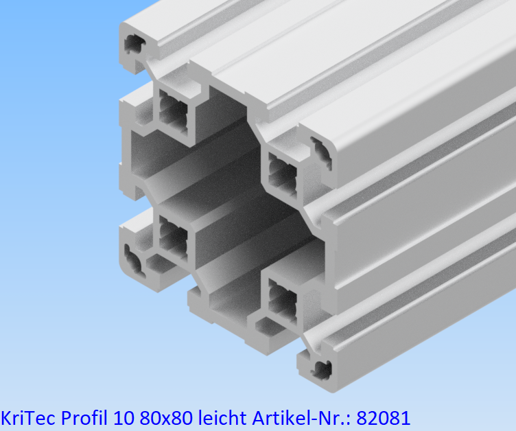 KriTec Profil 10 80x80 leicht