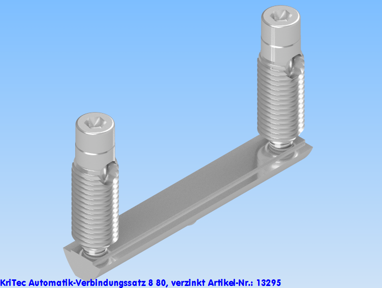 KriTec Automatik-Verbindungssatz 8 80 Raster 40