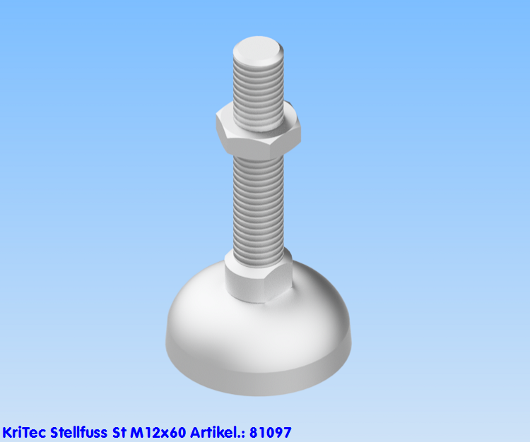 KriTec Stellfuß St 45 M12x60