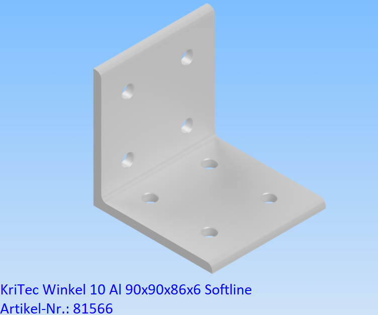 KriTec Winkel 10 Al 90x90x86x6 Softline