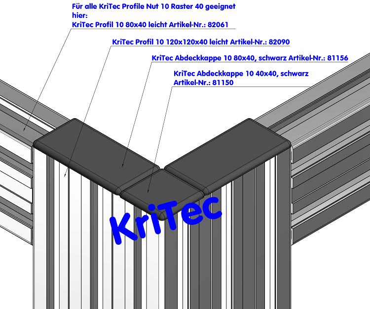 KriTec Profil 10 80x40 leicht