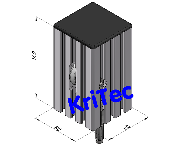 KriTec Seilumlenkungsatz 8 80x80 8+4 für manuelle Hubtür