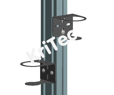 KriTec Becherhalter 0,2l schwarz pulverbeschichtet