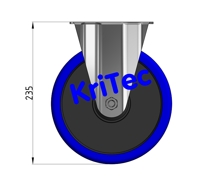 KriTec Bockrolle D200 blau