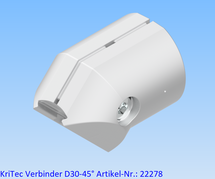 KriTec Verbinder D30-45°