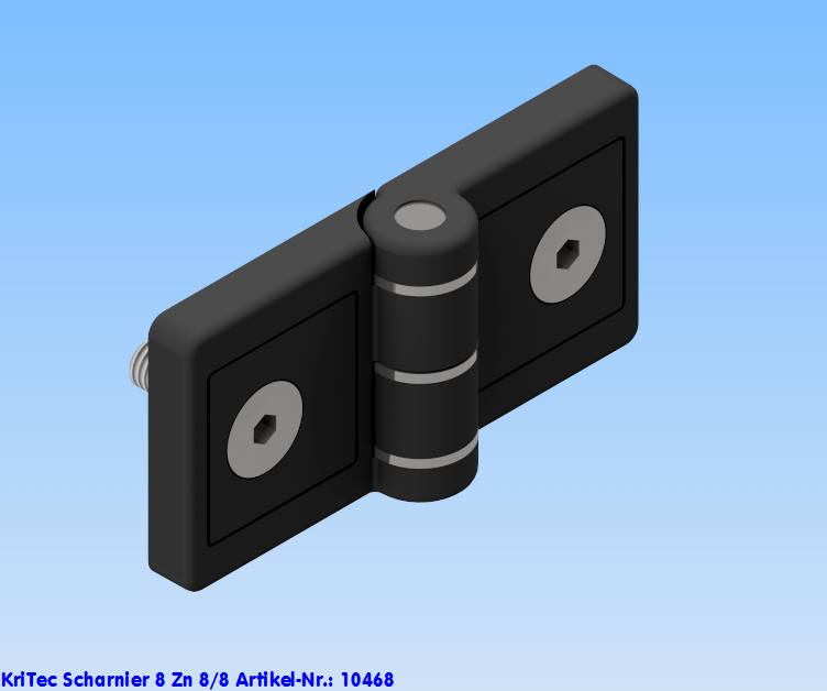 KriTec Scharnier 8 Zn 8/8