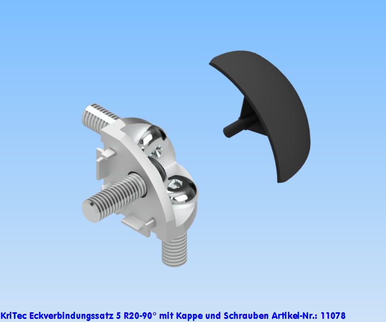 KriTec Eckverbindungssatz 5 R20-90°