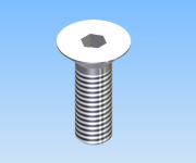 KriTec Senkkopfschrauben ISO 10642 (DIN 7991) verzinkt