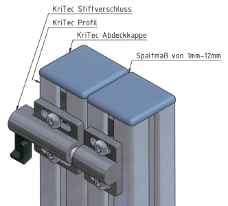 KriTec Stiftverschluss