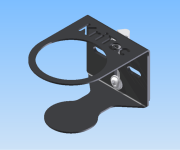 KriTec Becherhalter 0,2l schwarz pulverbeschichtet