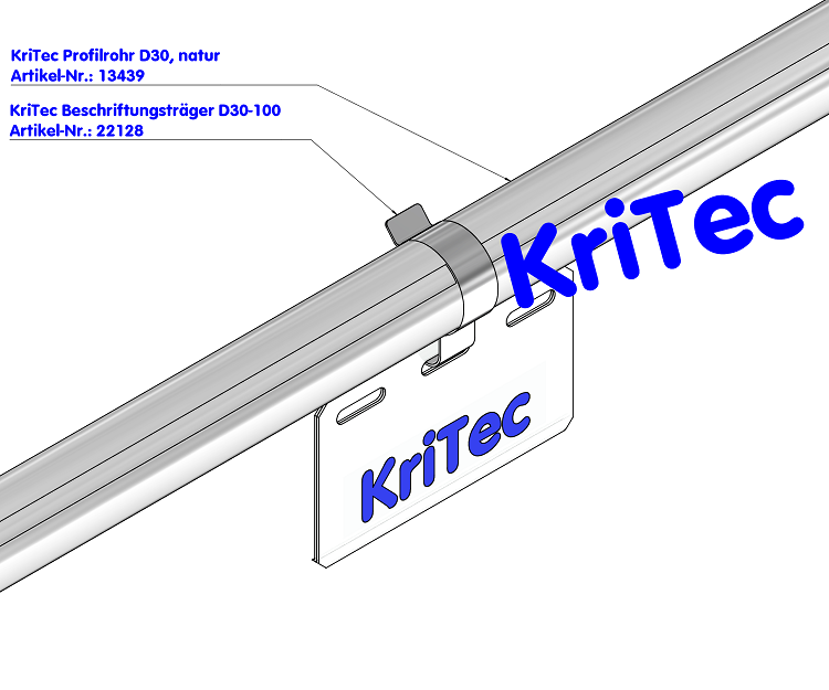 KriTec Beschriftungsträger D30-100