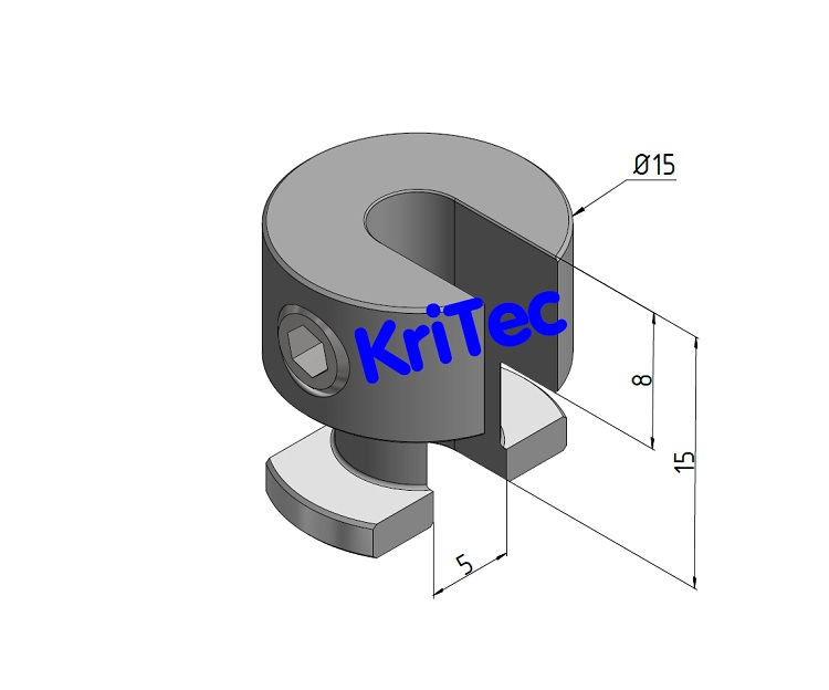 KriTec Schweißgitterfixierstück 8