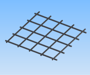 KriTec Schweißgitter 40x40x4 schwarz