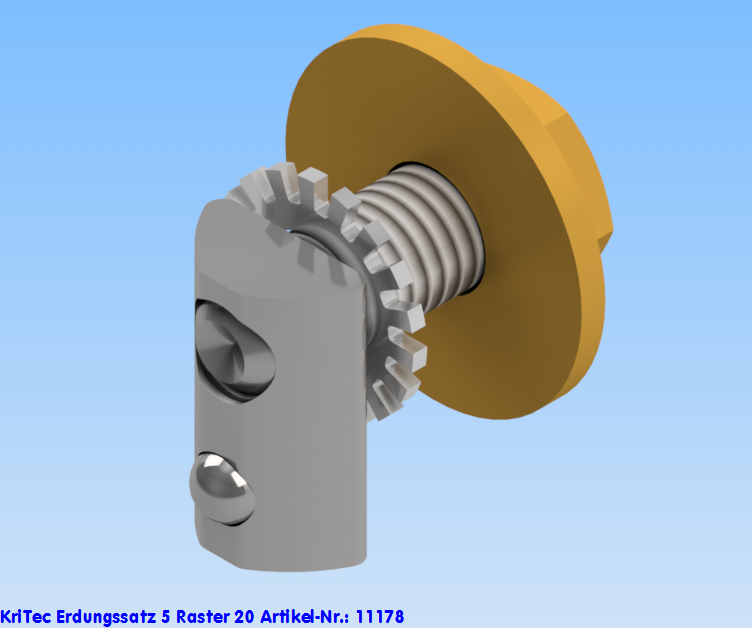 KriTec Erdungssatz 5 Raster 20