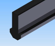 KriTec Führungsleiste 8 gerade