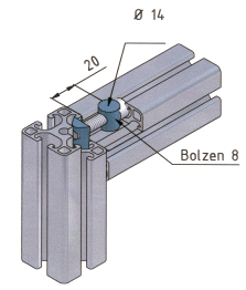 KriTec Bolzenverbindungssatz 8