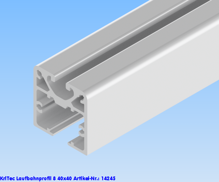 KriTec Laufbahnprofil 8 40x40