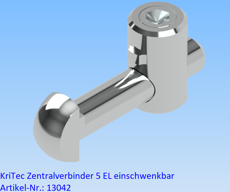 KriTec Zentralverbinder 5 EL einschwenkbar
