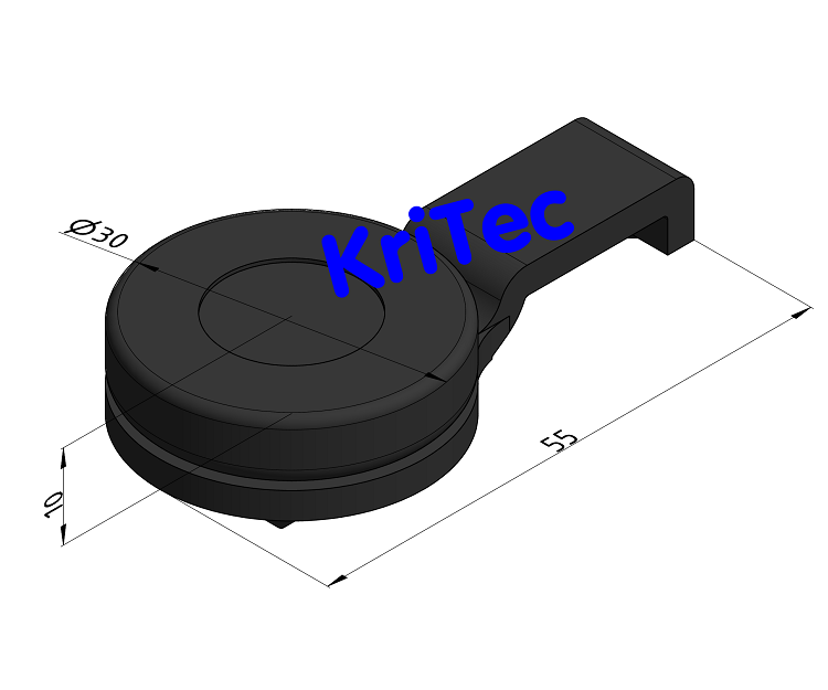 KriTec Nut-Direktfuß 8 Raster 30