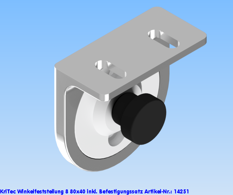 KriTec Winkelfeststellung 8 80x40 inkl. Befestigungssatz