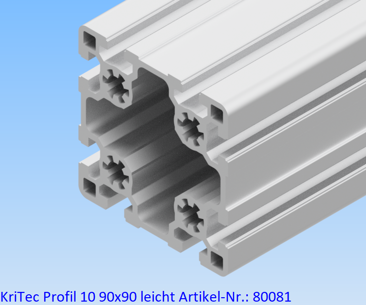 KriTec Profil 10 90x90 leicht