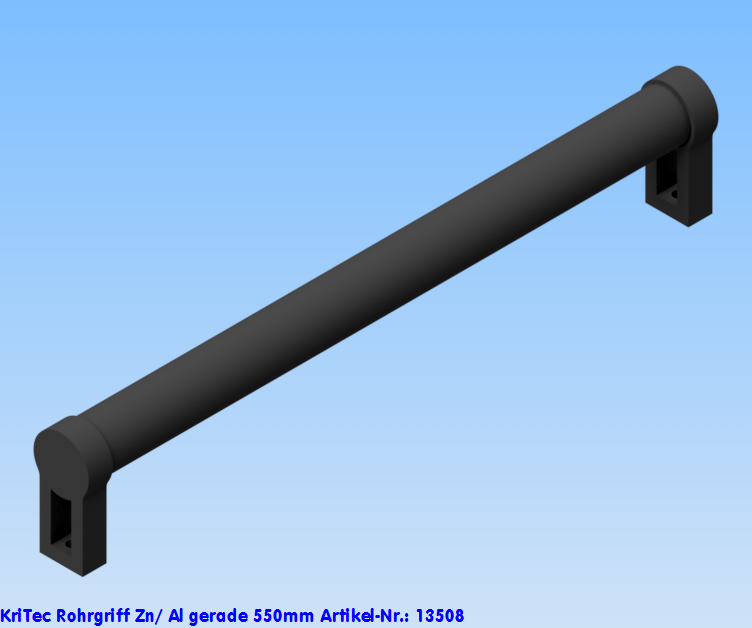KriTec Rohrgriff Zn/ Al gerade 550mm