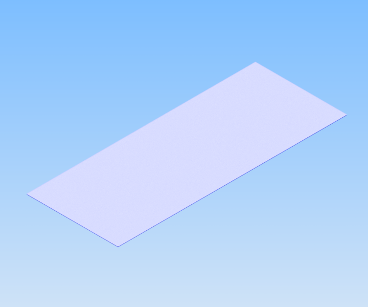 KriTec PVC-Tischplattenauflage 2.000x800x5mm transparent ohne Ausklinkungen