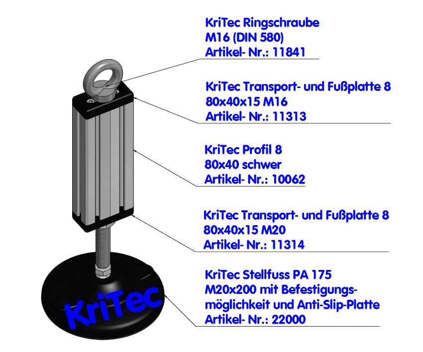 KriTec Ringschrauben DIN 580