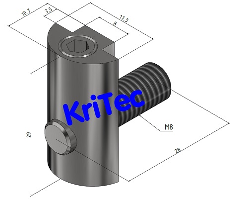 KriTec Zentralverbinder 8 Form GC
