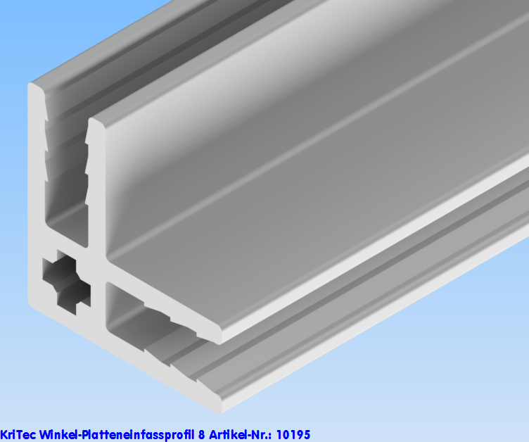 KriTec Winkel-Platteneinfassprofil 8