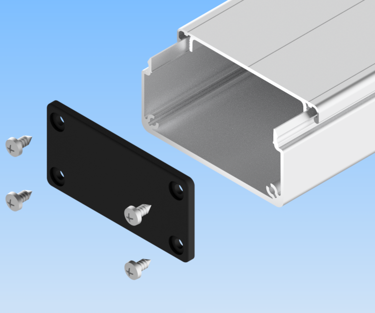 KriTec Kanalprofil U 80x40 D80 SE, natur