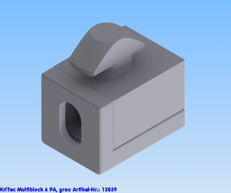 KriTec Multiblock 6 PA, grau