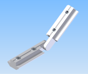 KriTec Gehrungsverbinder 10 für Nut 10 oben und unten