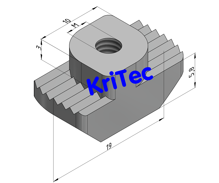 KriTec Hammermuttern 10