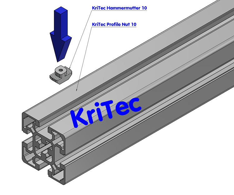KriTec Hammermuttern 10